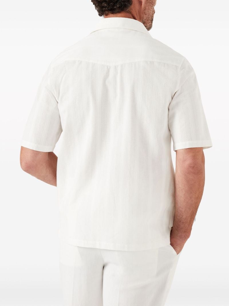 White Striped Cotton Shirt