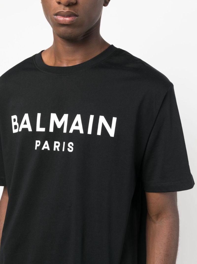 Black Logo Print T-shirt