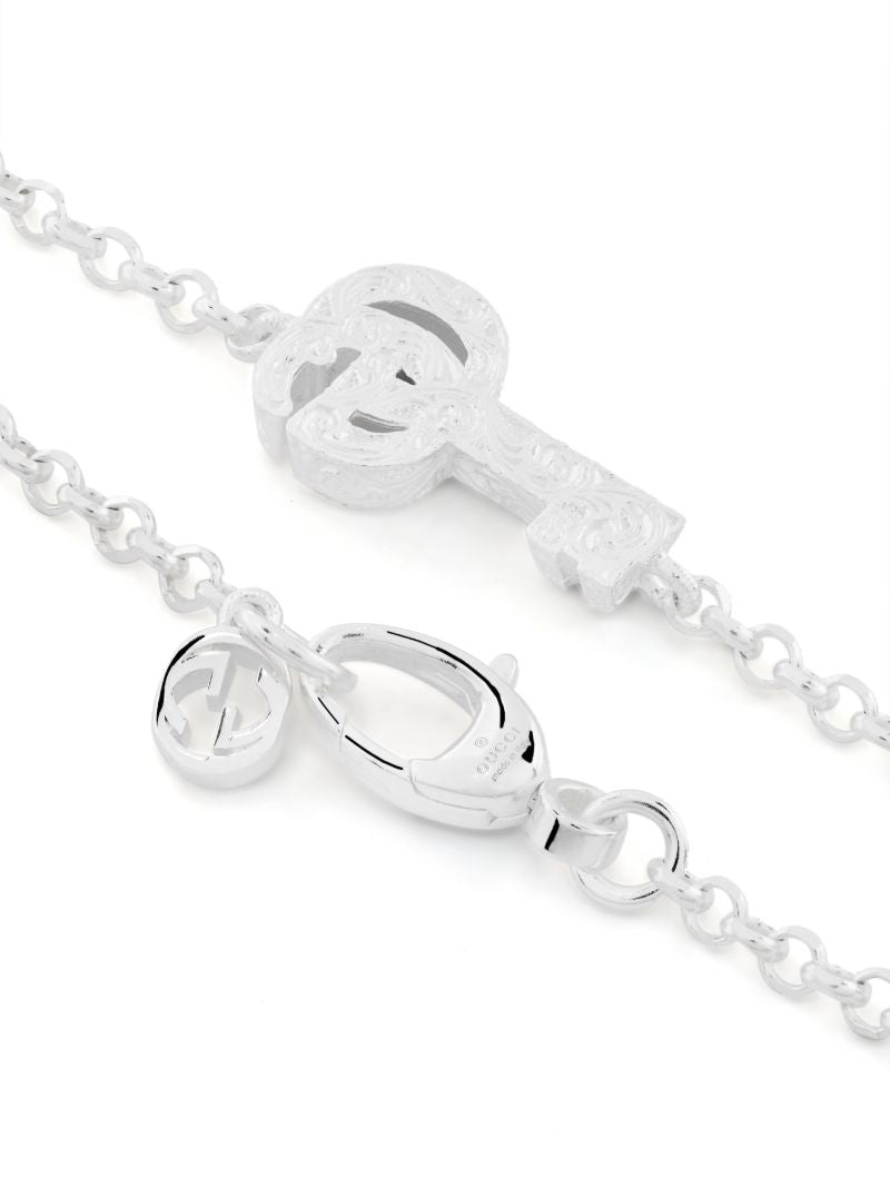 Sterling Silver Gg Marmont Bracelet