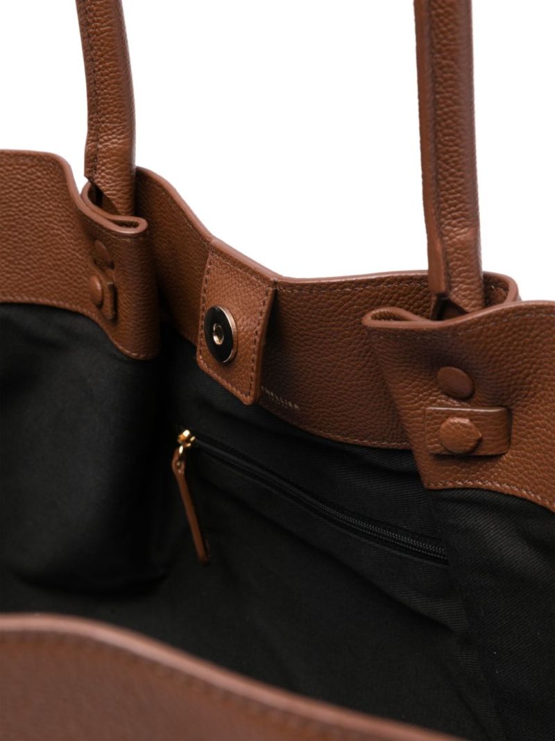 Brown the New York Small Leather Tote Bag