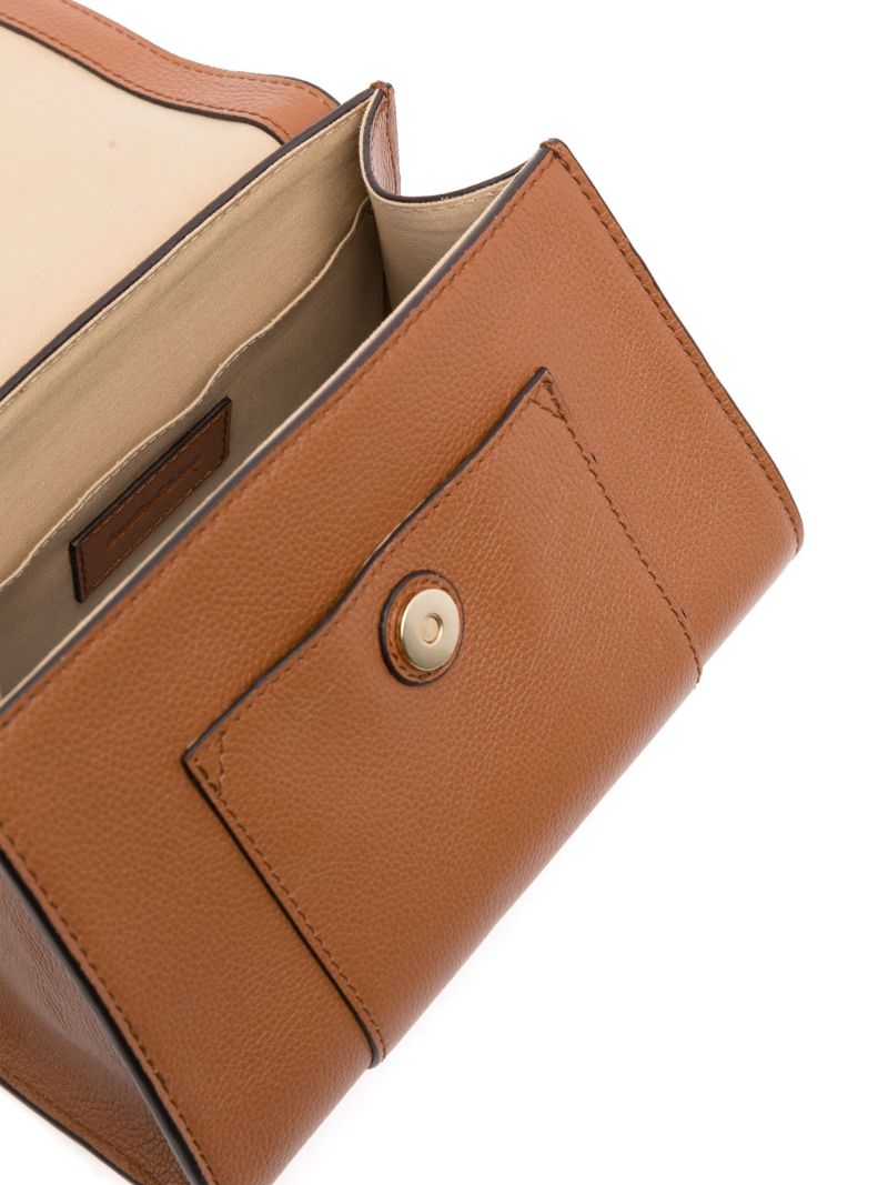 Brown Joan Ladylike Suede Tote Bag