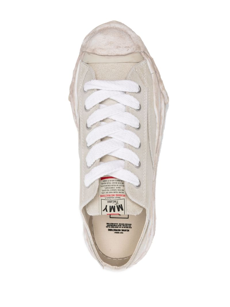 White Hank Vintage Leather Sneakers
