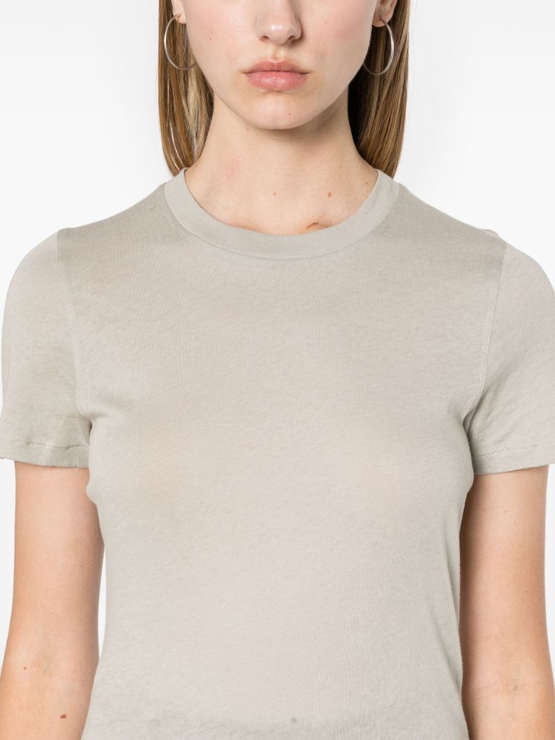 Grey Short-sleeve Cotton T-shirt