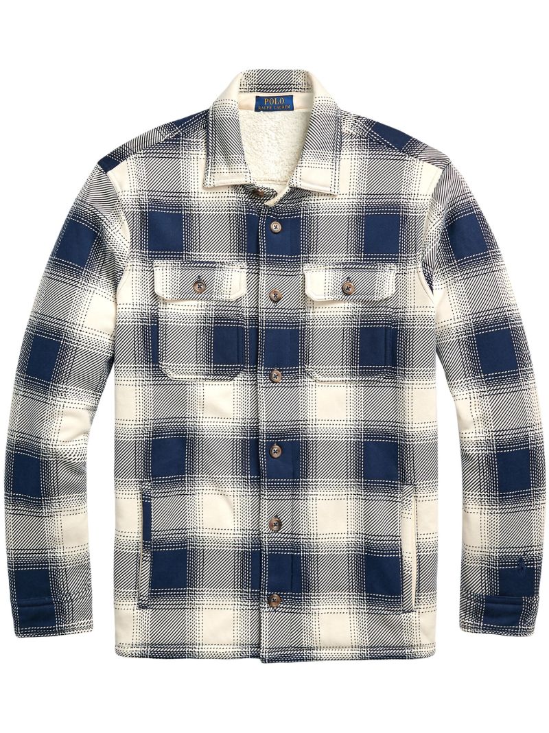 Blue Checked Cotton Shirt