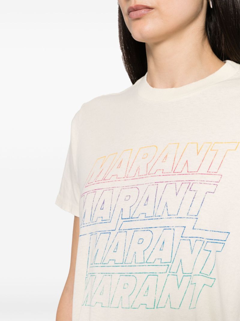 Neutral Logo-print Organic-cotton T-shirt