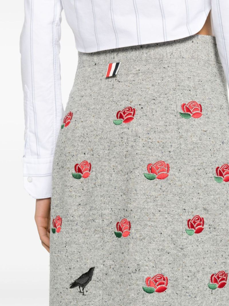 Rose and Raven Pencil Skirt