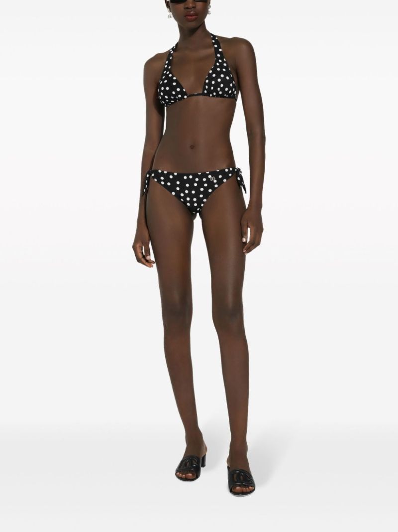 Polka Dot Triangle Bikini