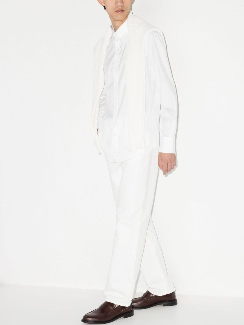 White Cotton Twill Shirt