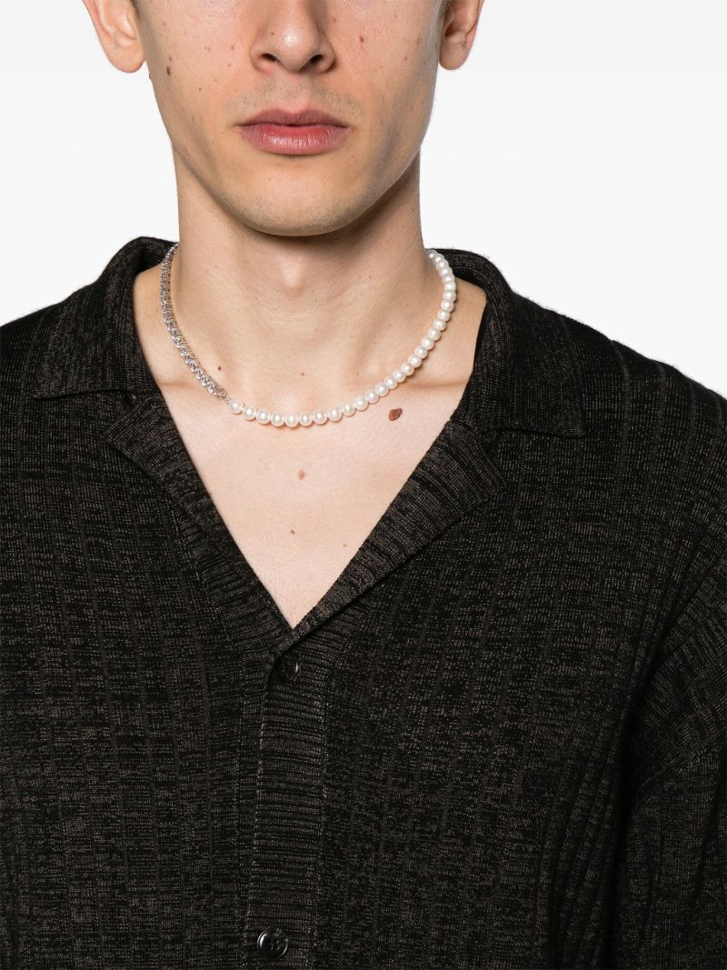 Black Torben Ribbed Knit Cardigan