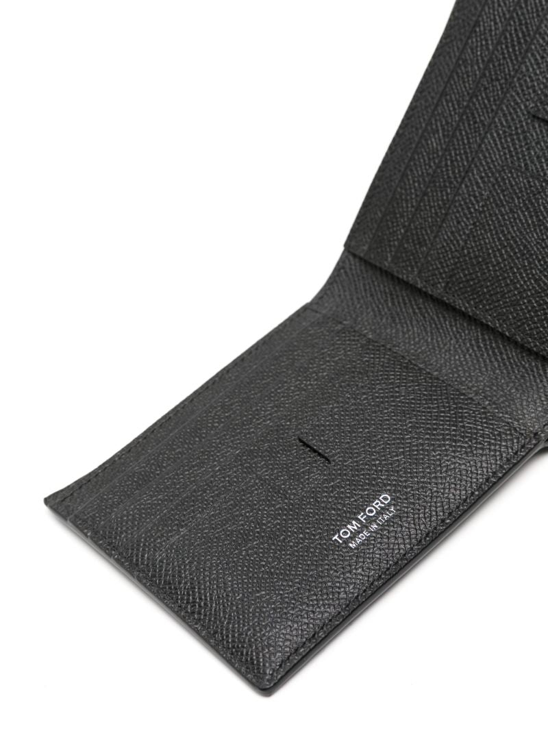 Black Leather Bifold Wallet