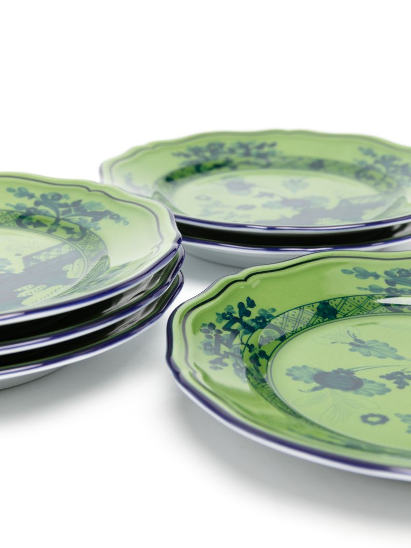 Green Oriente Italiano Bread Plate