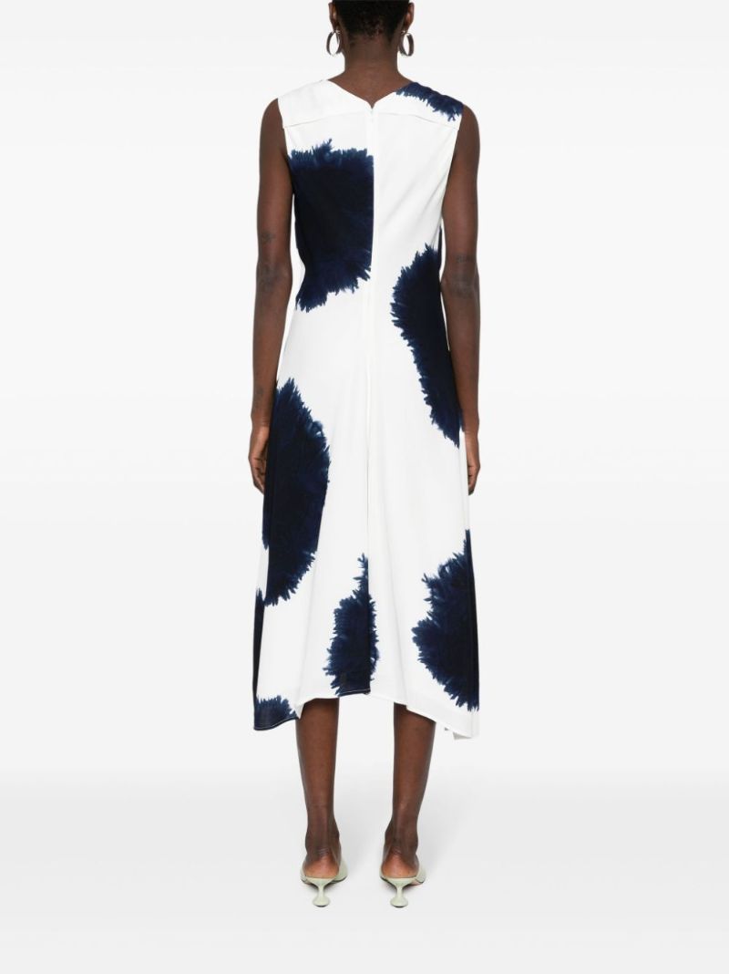 White Ella Flared Dress