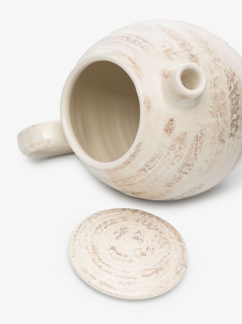 Neutral Tradition Ceramic Tea Pot