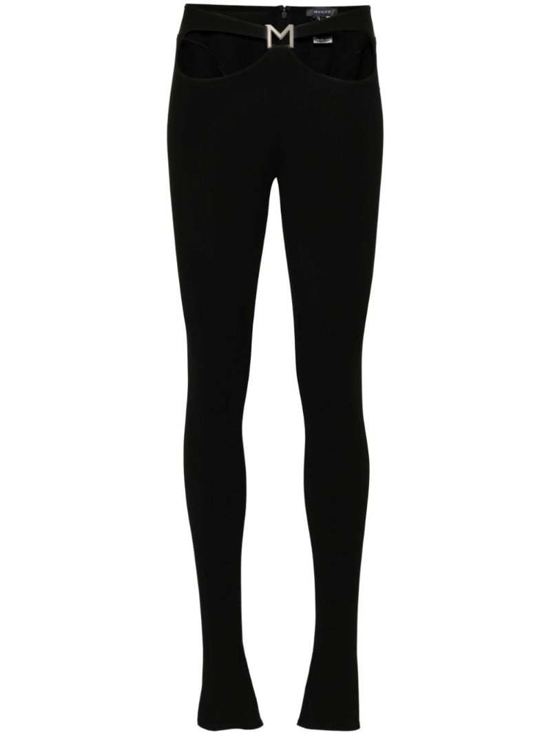 Black Cut-out Leggings