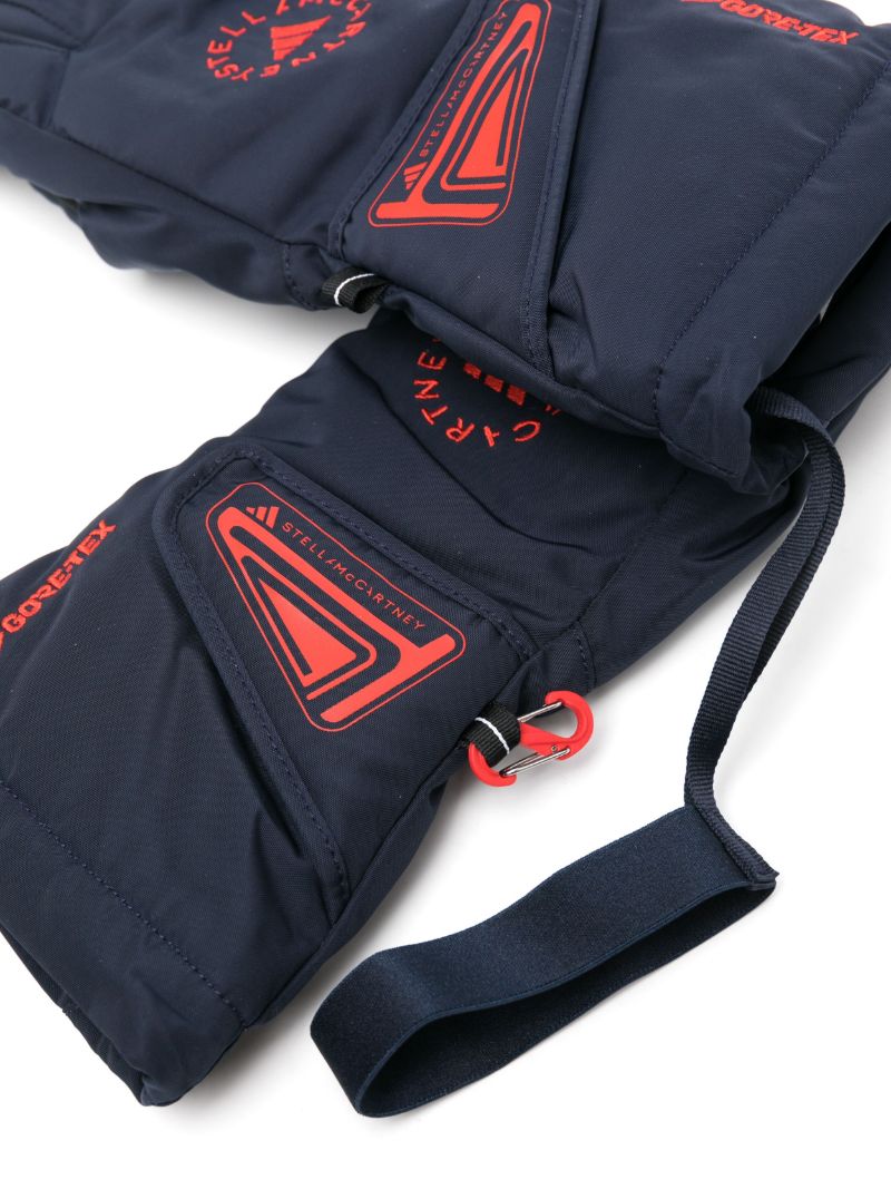 Blue Terrex Logo-print Gloves