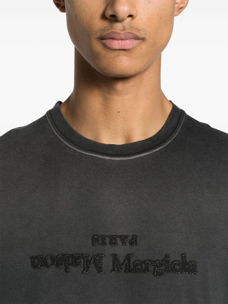 Grey Reverse Cotton T-shirt