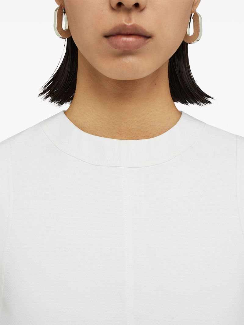 White Cotton Minidress