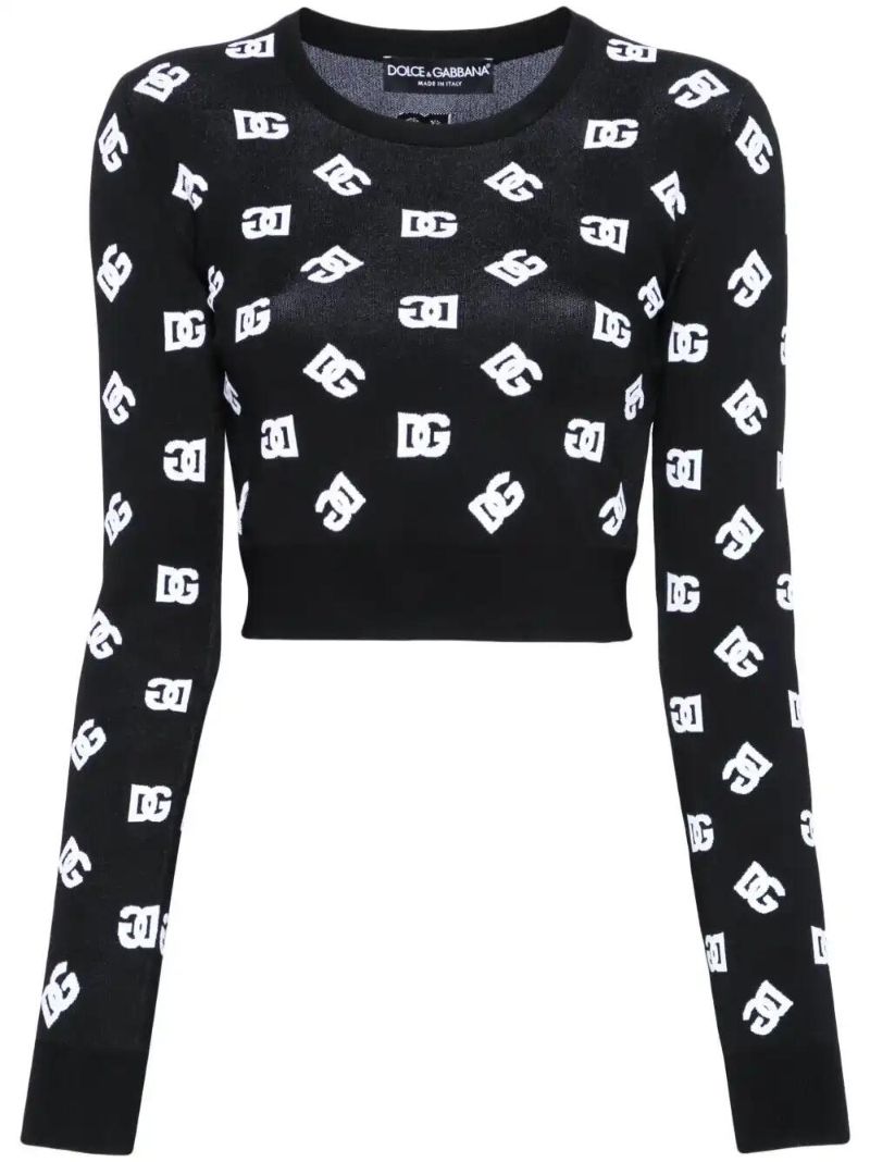 Dg-logo Jacquard Sweater