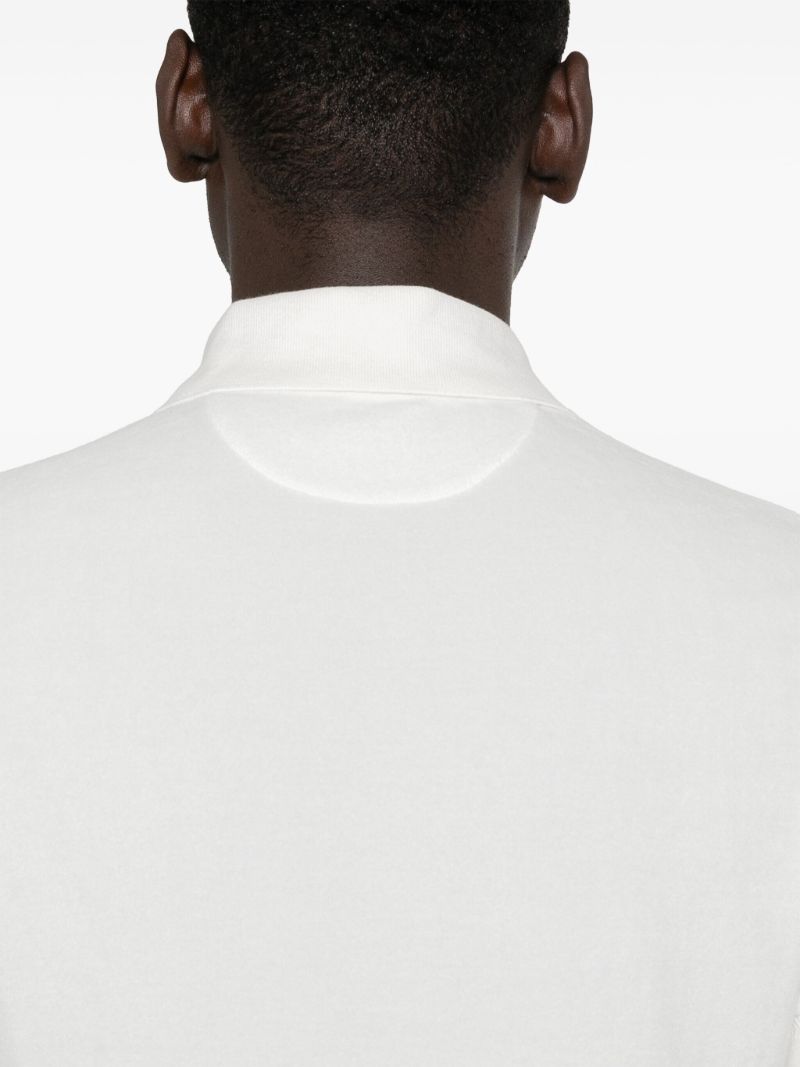 White Short-sleeve Polo Shirt
