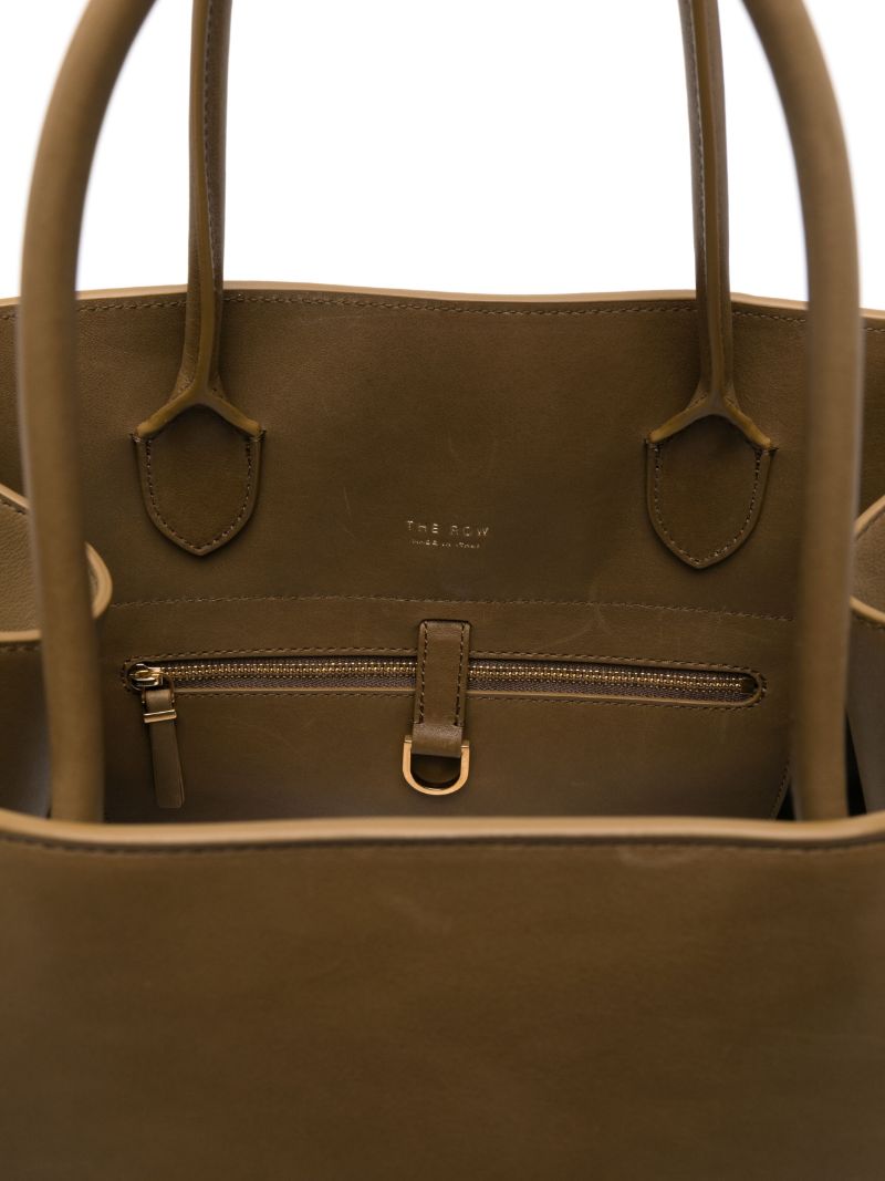 Green Margaux 17 Leather Tote Bag