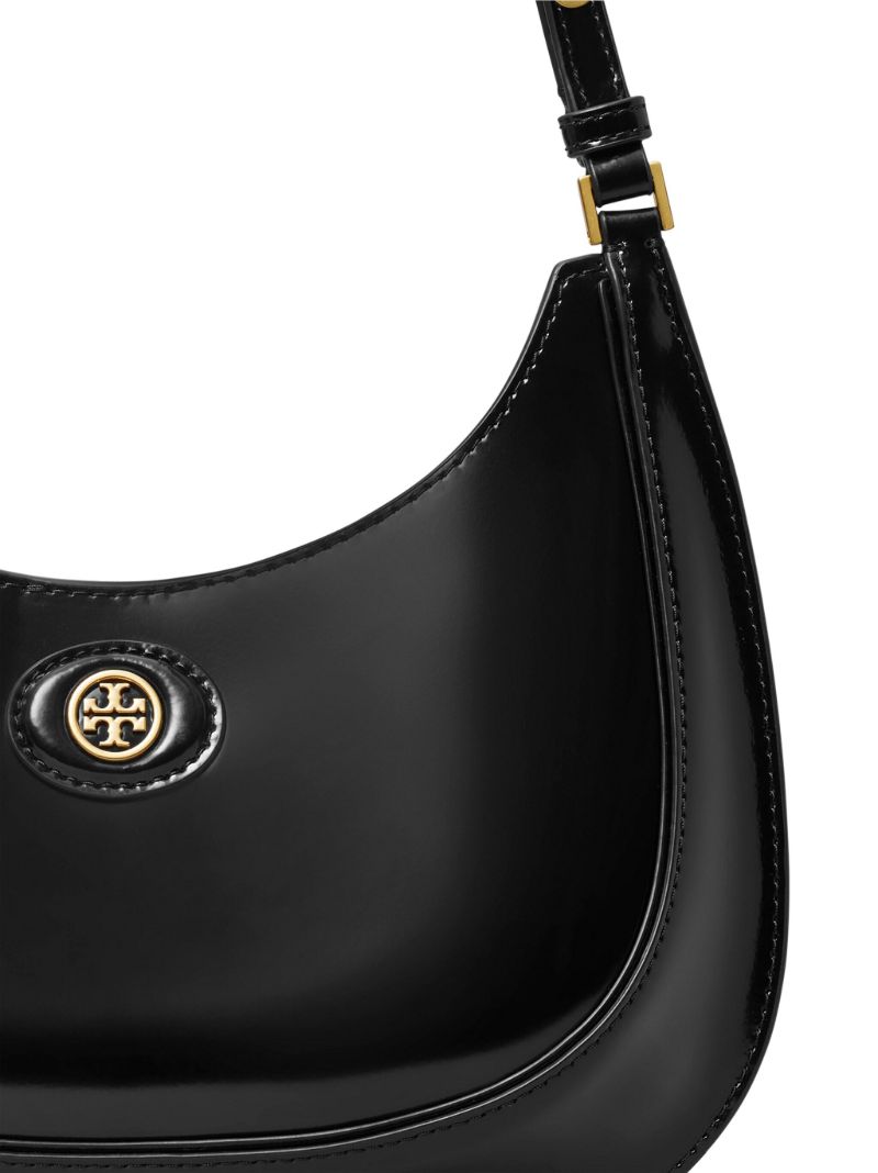 Black Robinson Leather Shoulder Bag