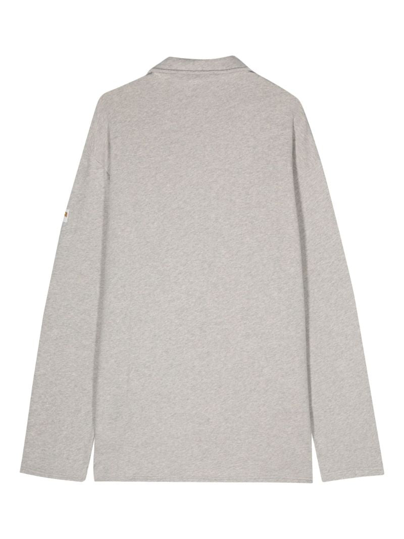 Zip-up Polo Shirt