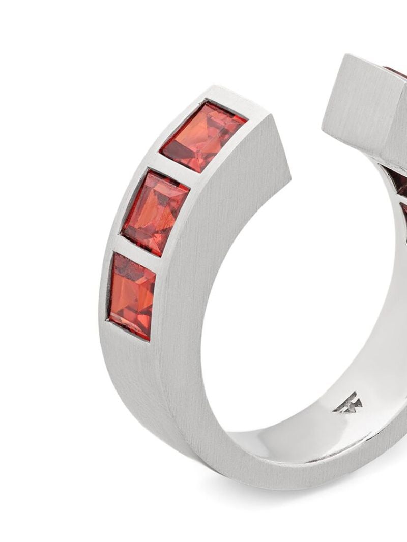 Continuity Garnet Ring
