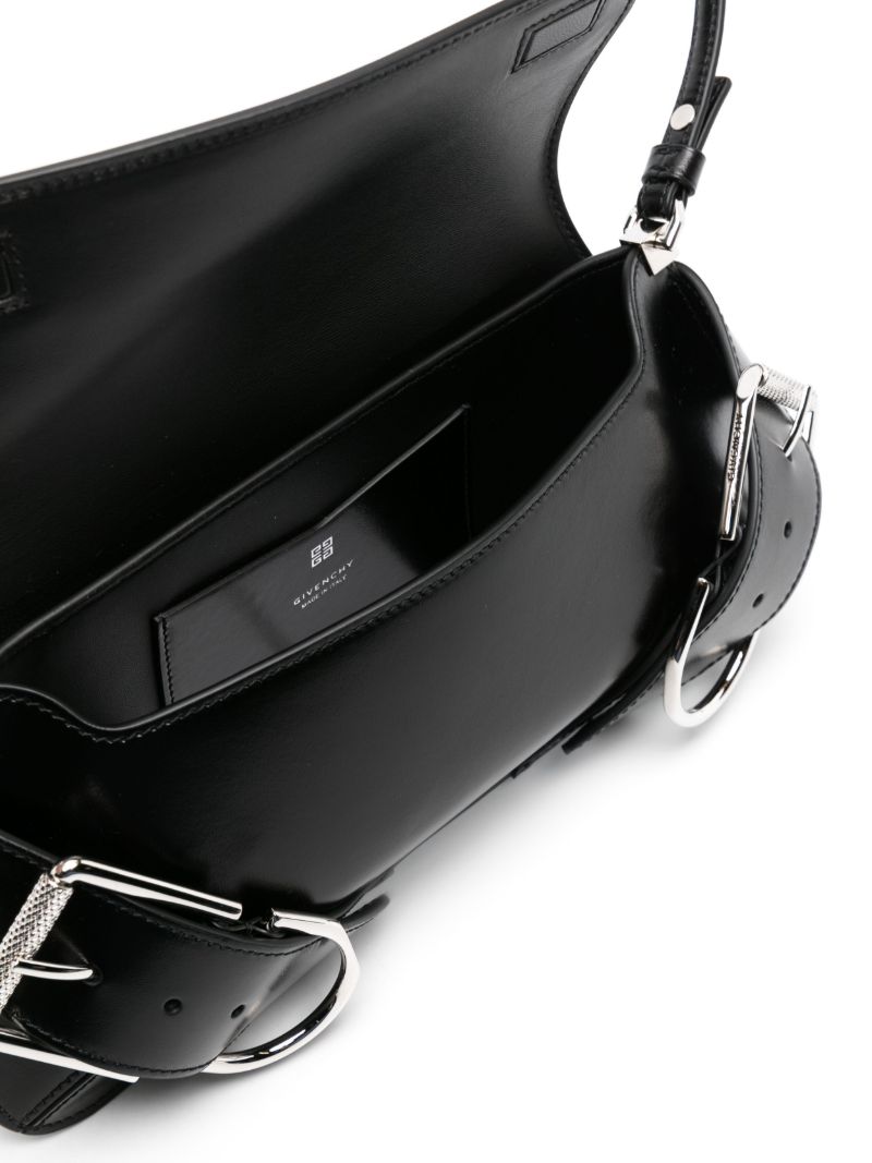 Yellow Voyou Leather Shoulder Bag