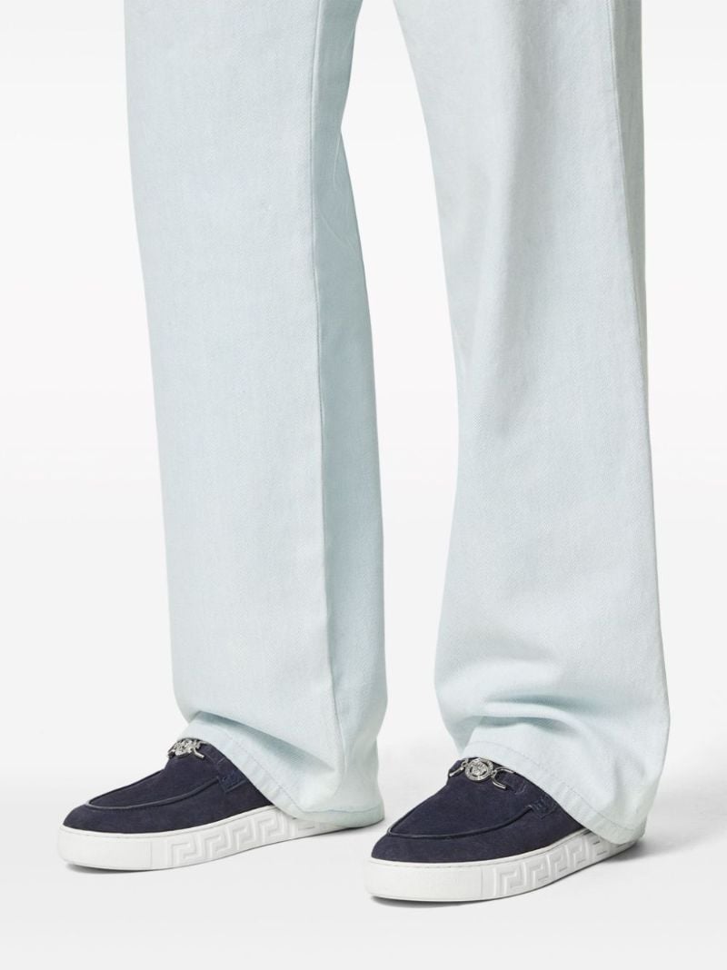 Blue Medusa '95 Suede Loafers