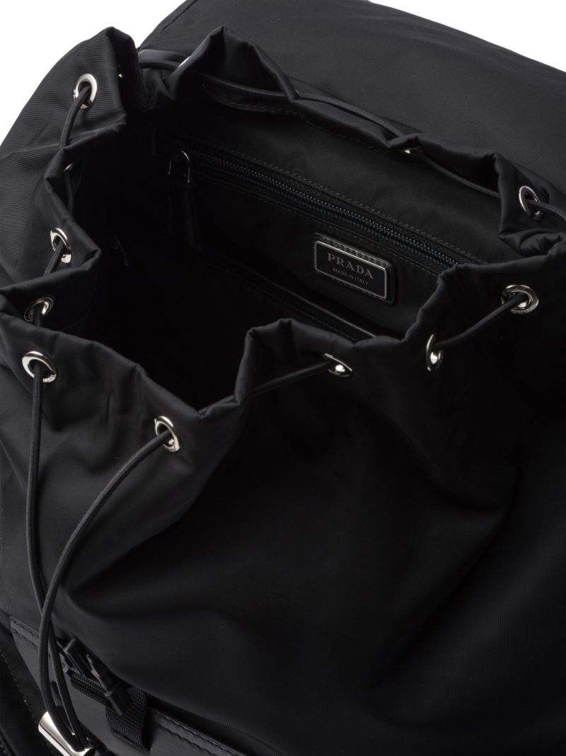 Black Re-nylon Backpack