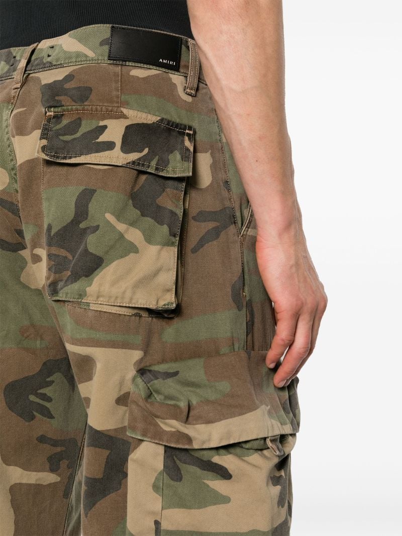 Brown Utility Cotton Cargo Pants