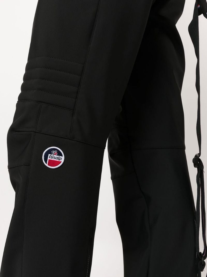 Black Flash Padded Ski Trousers