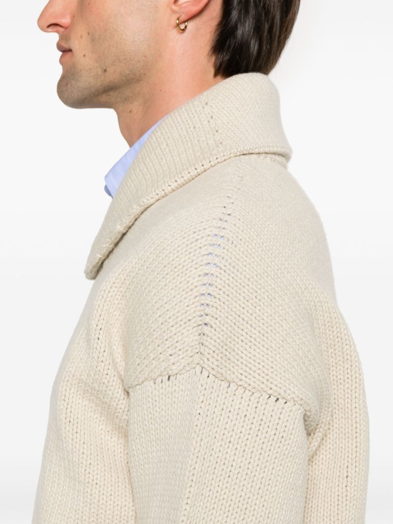 Shawl-collar Sweater