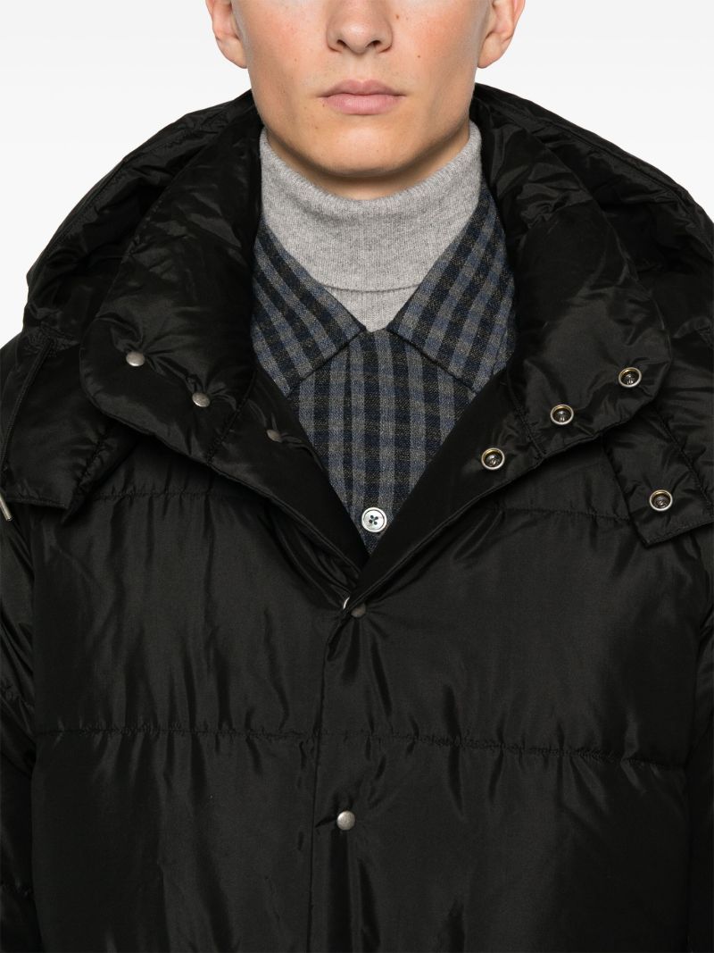 Silk Puffer Coat
