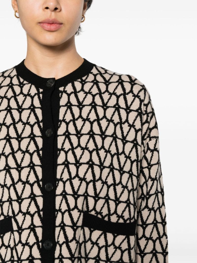 Neutral Toile Iconographe Wool Cardigan
