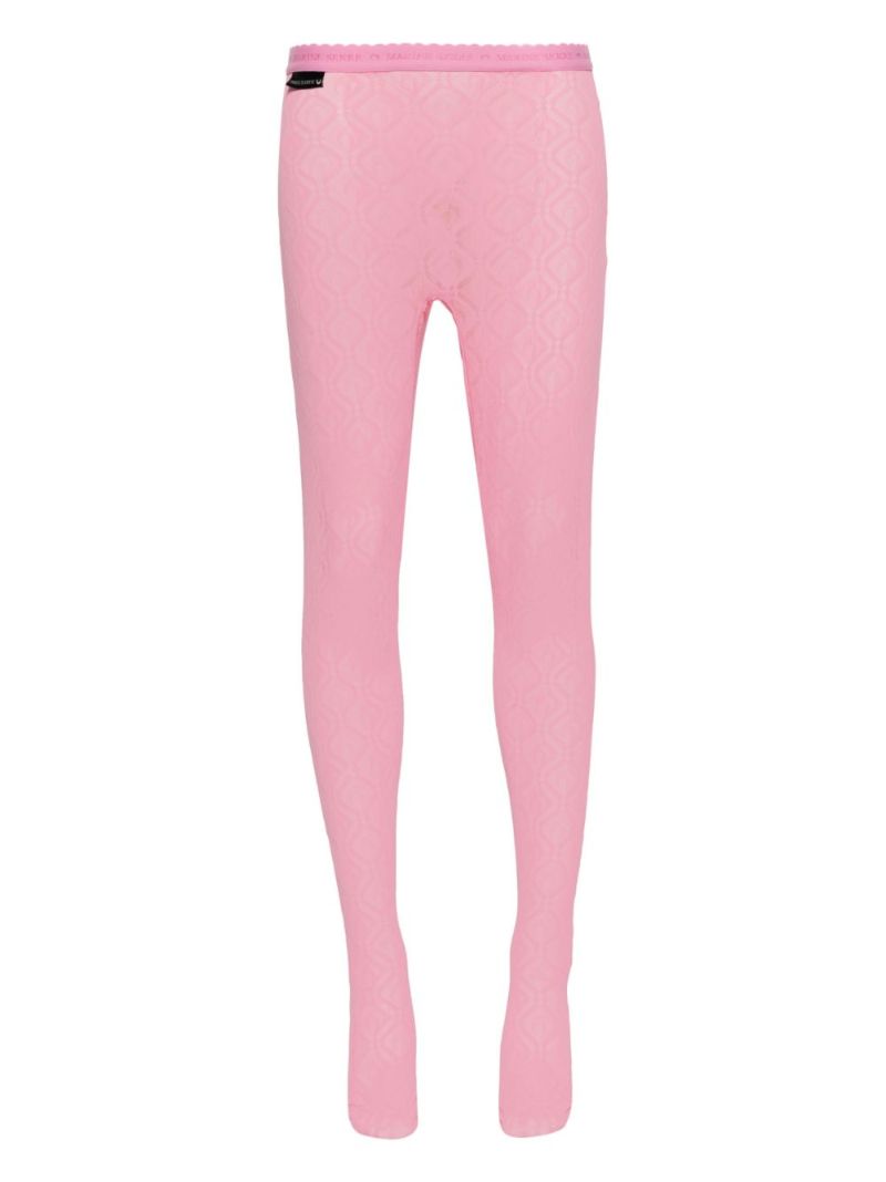 Pink Moon Diamant Jacquard Tights