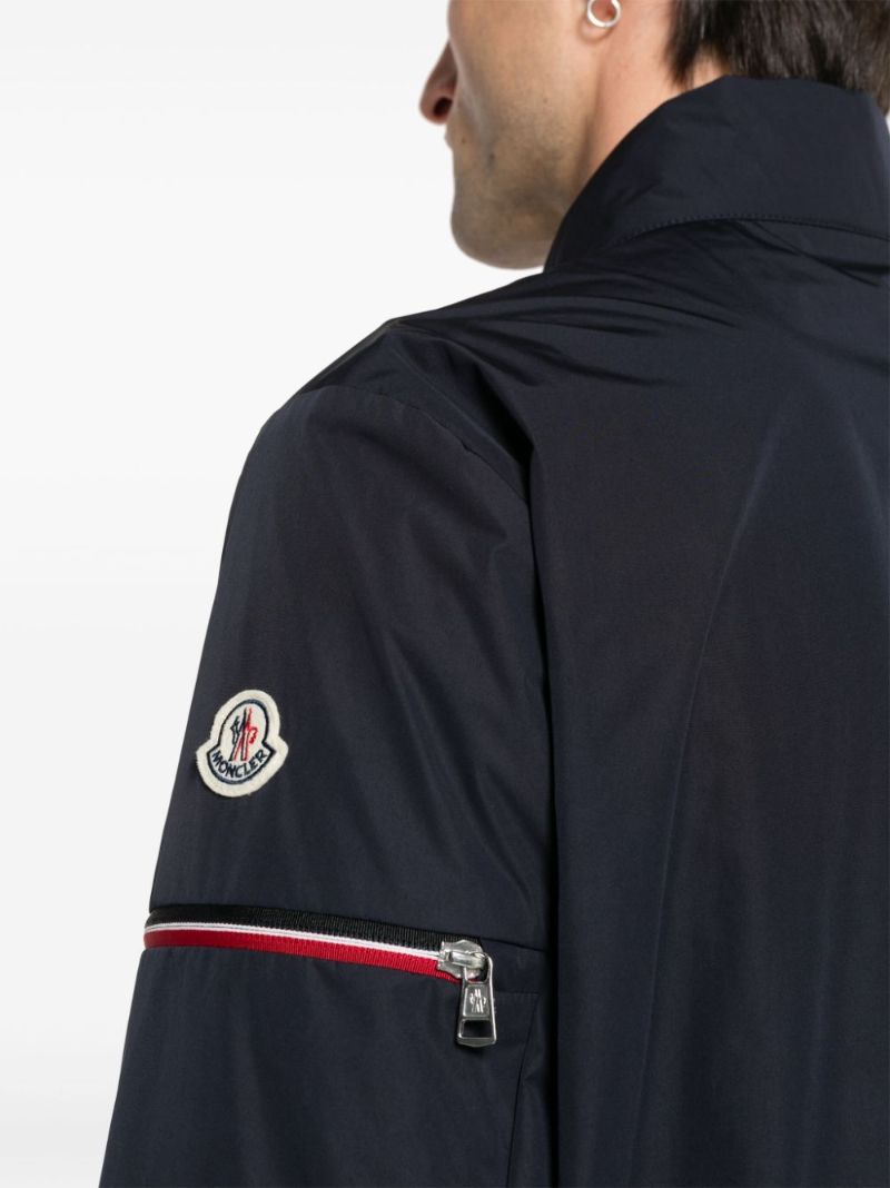 Blue Ruinette Water-repellent Windbreaker