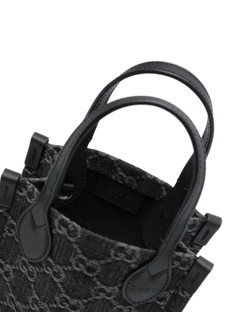 Black Ophidia Gg Tote Bag