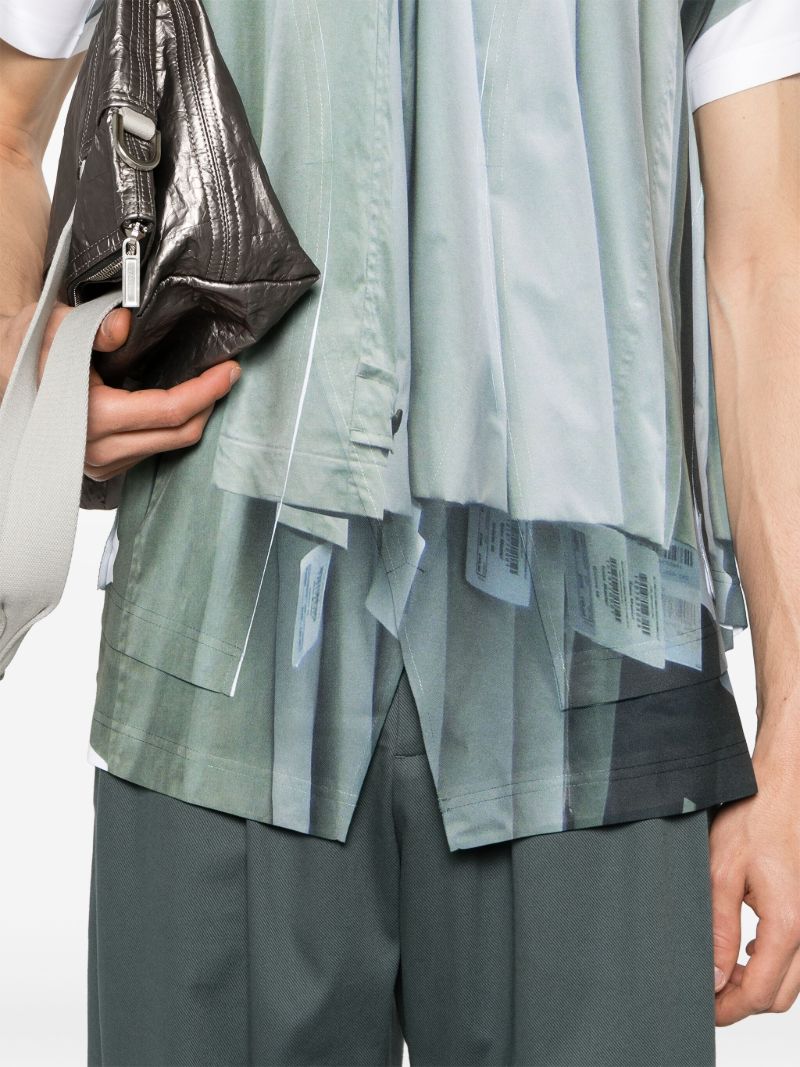 Grey Trompe L'oeil T-shirt