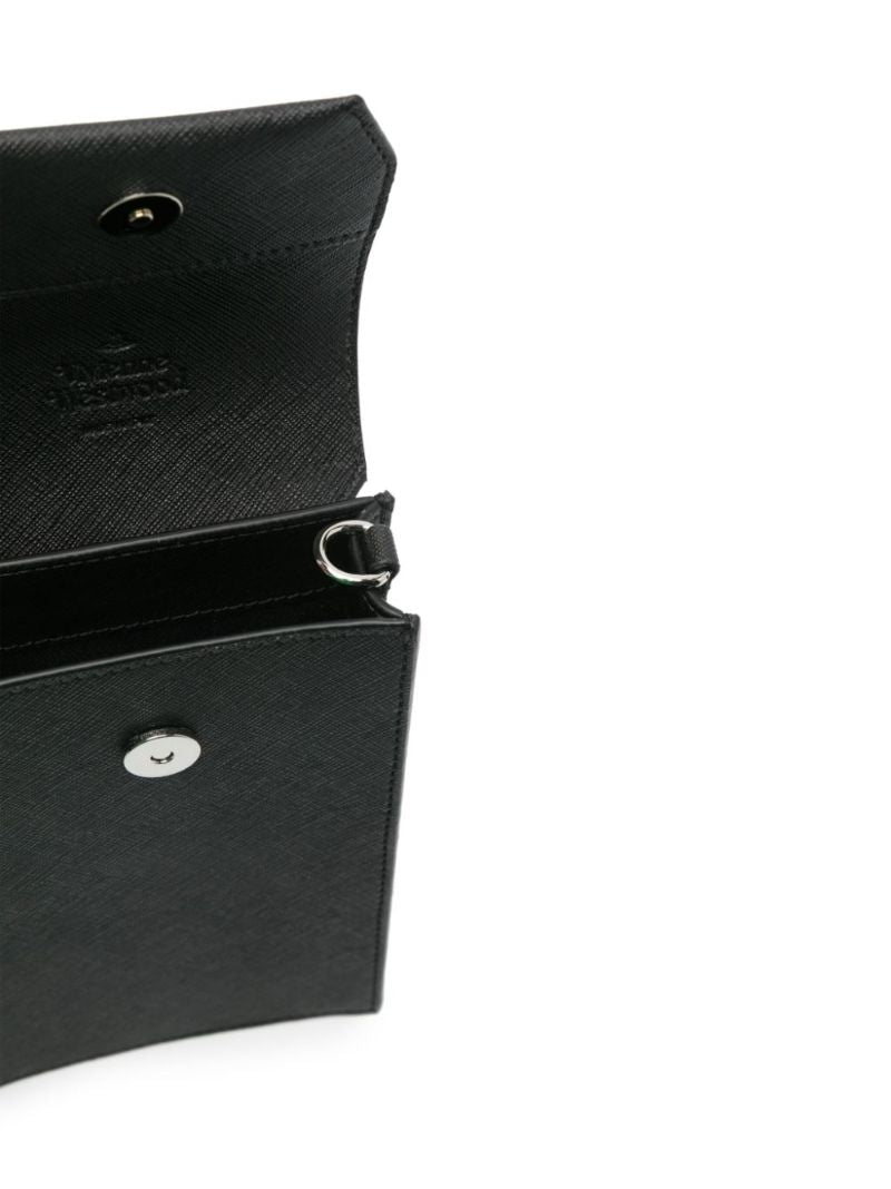 Black Re-vegan Phone Bag
