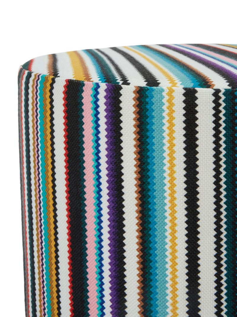 White Shanghai Outdoor Pouf