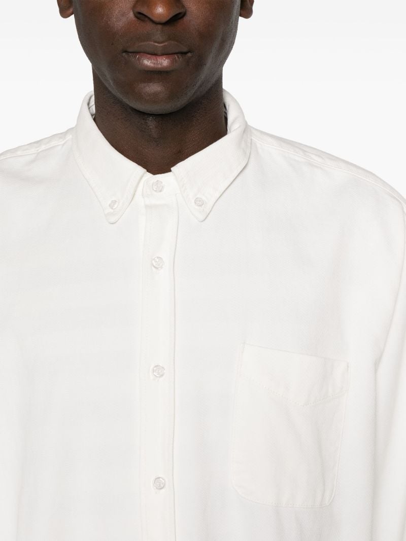 White Sinclair Denim Shirt