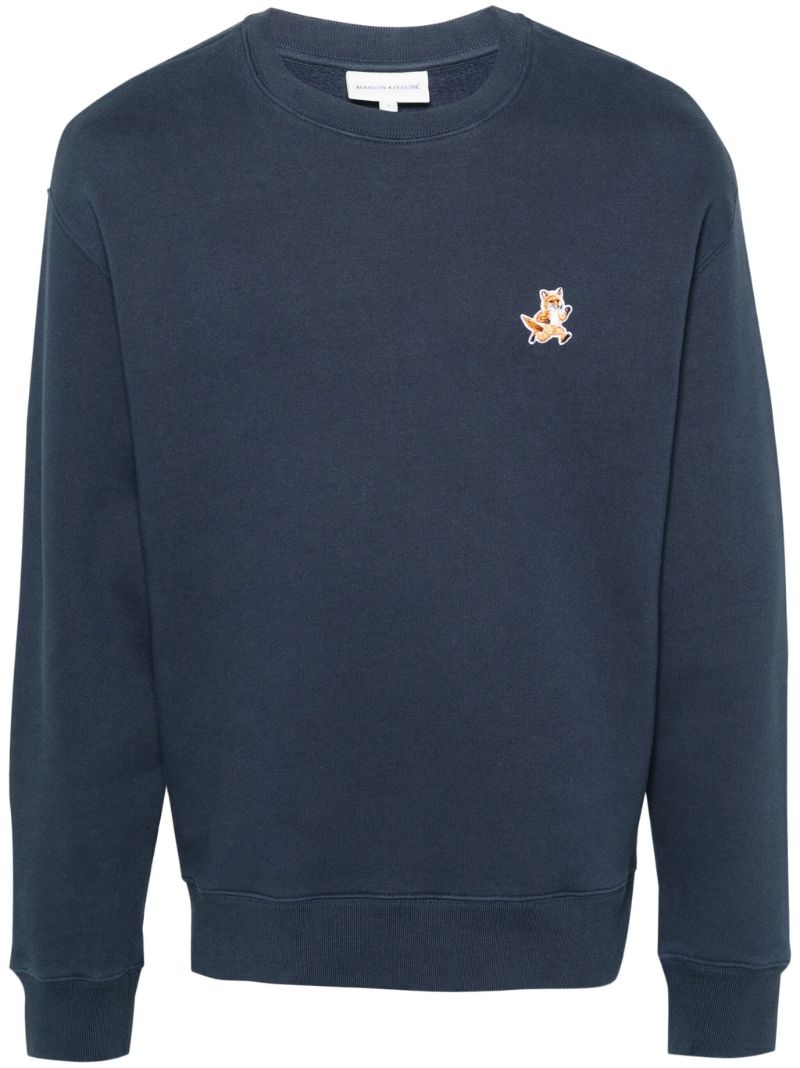 Blue Speedy Fox Cotton Sweatshirt