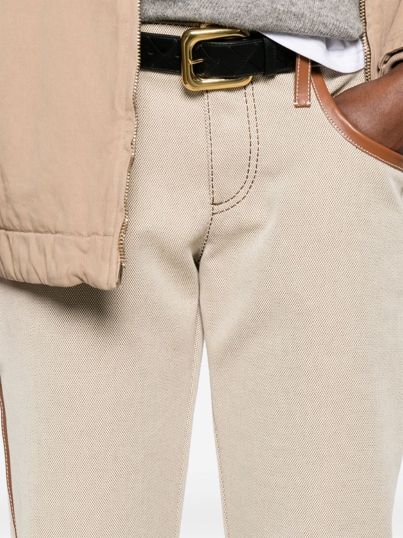 Neutral Straight-leg Trousers
