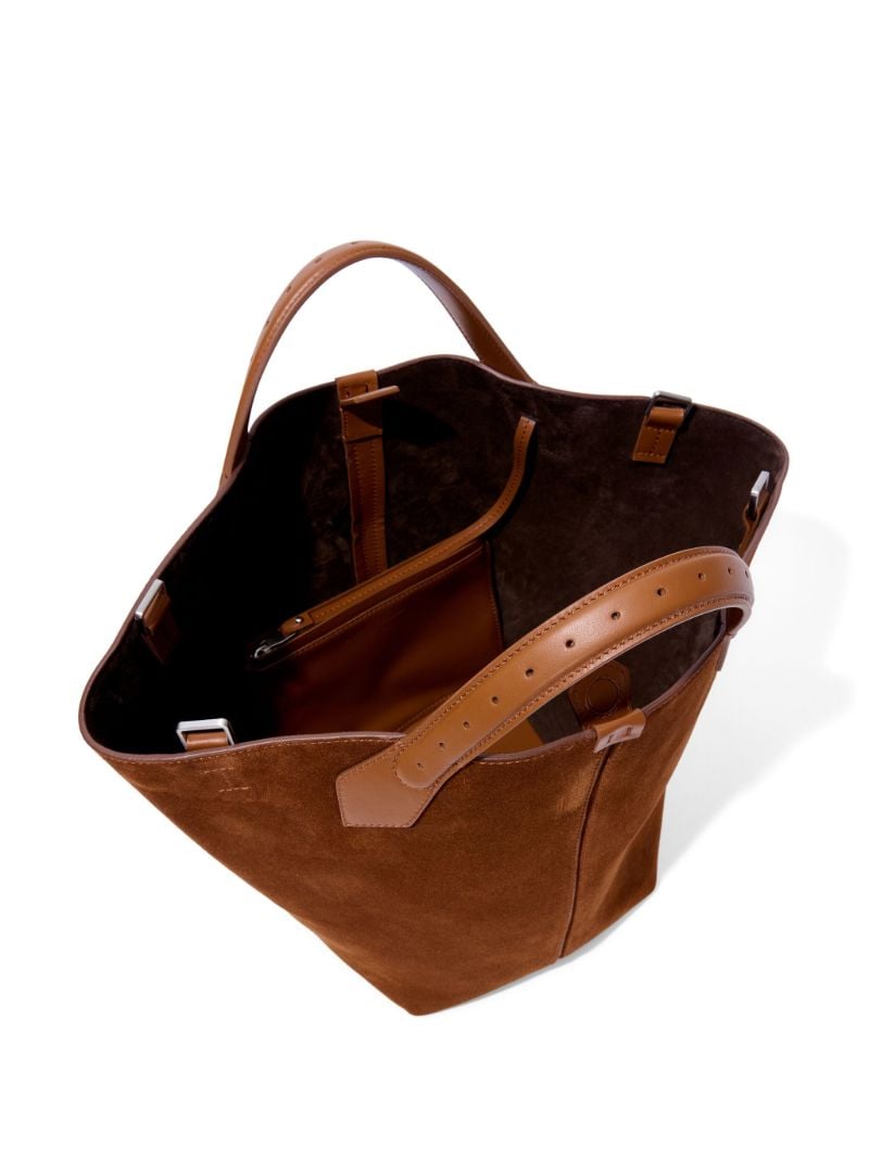 Brown Chelsea Large Suede Tote Bag