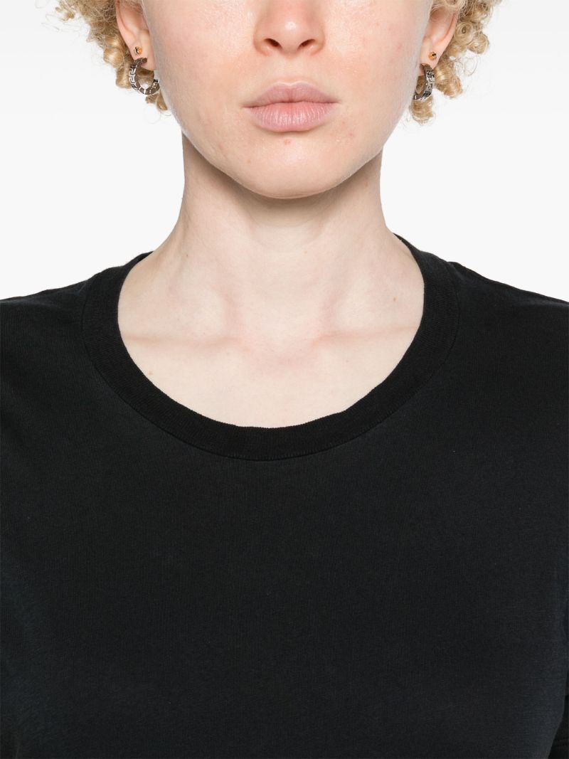 Black Blaine Cotton T-shirt