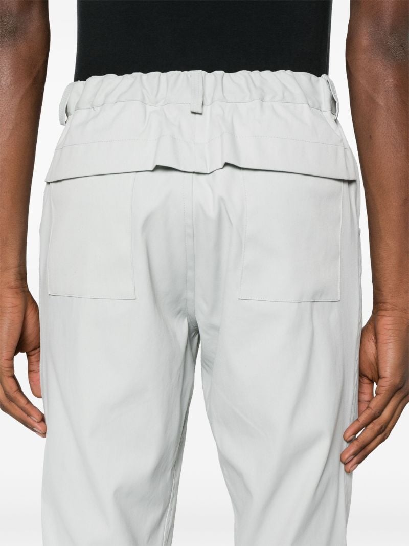 Grey Tech Canvas Trousers