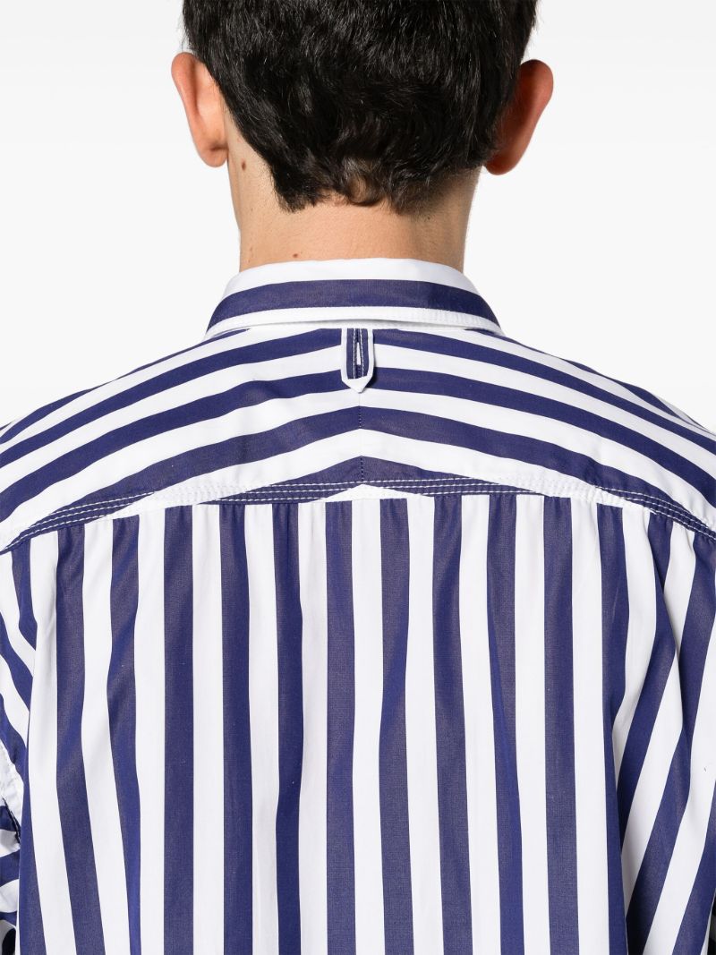 Blue Striped Cotton Shirt