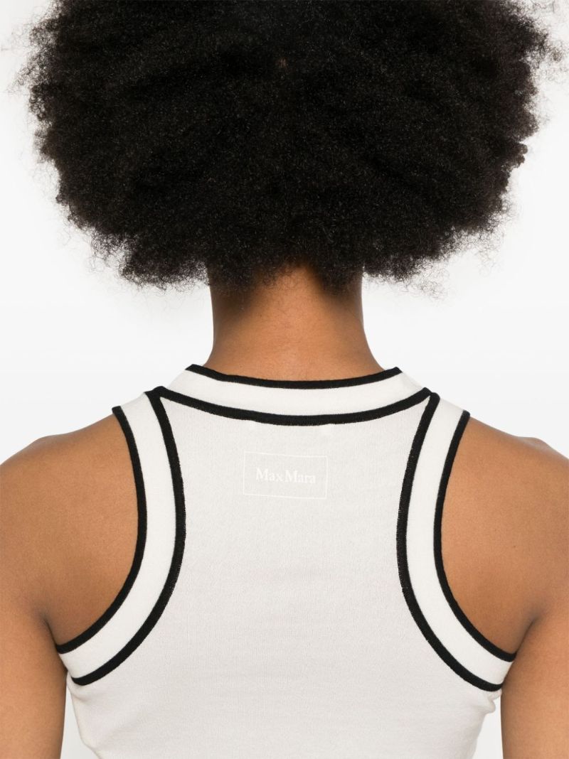 Neutral Knitted Cotton Crop Top