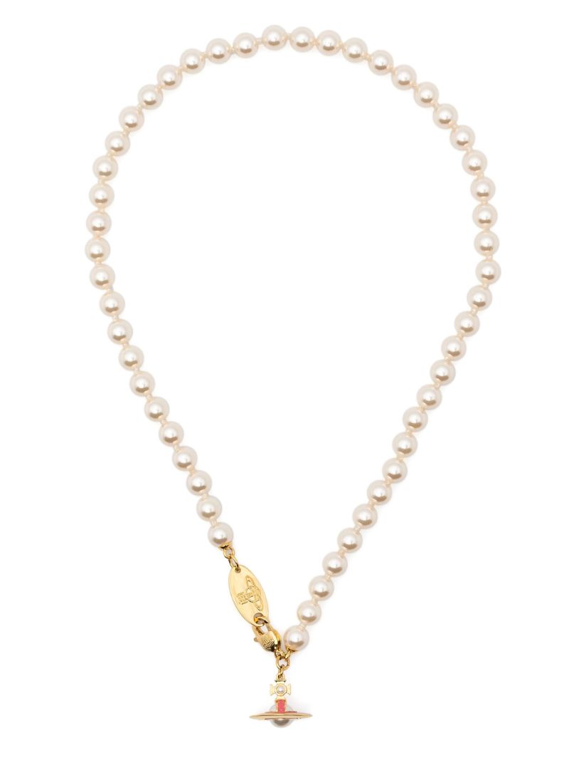 Gold-tone Simonetta Pearl Necklace